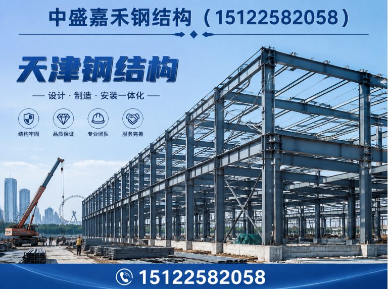静海区中盛嘉禾钢结构展示图